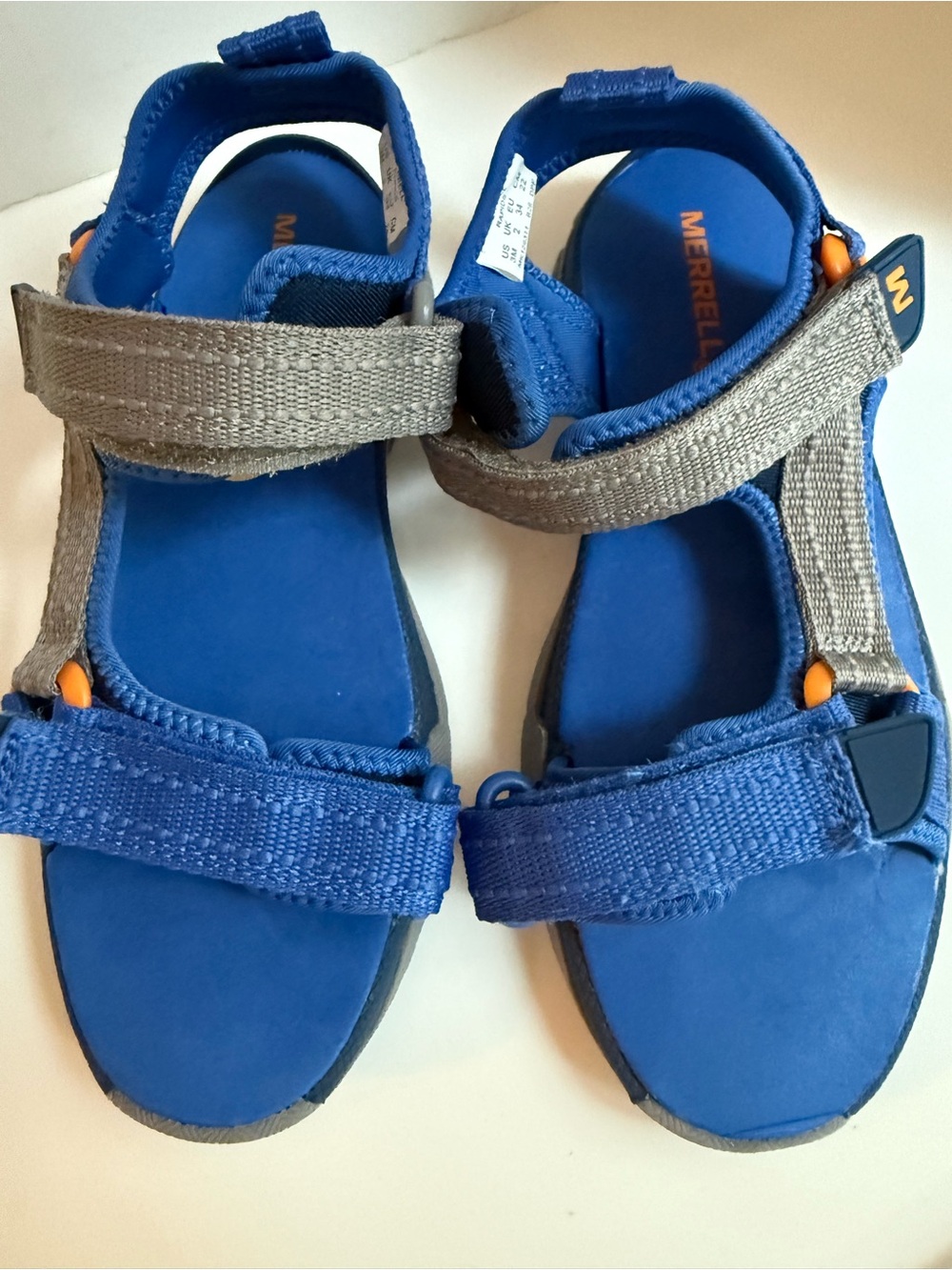 Merrell Kids Blue and Gray Outdoor Sport Sandals